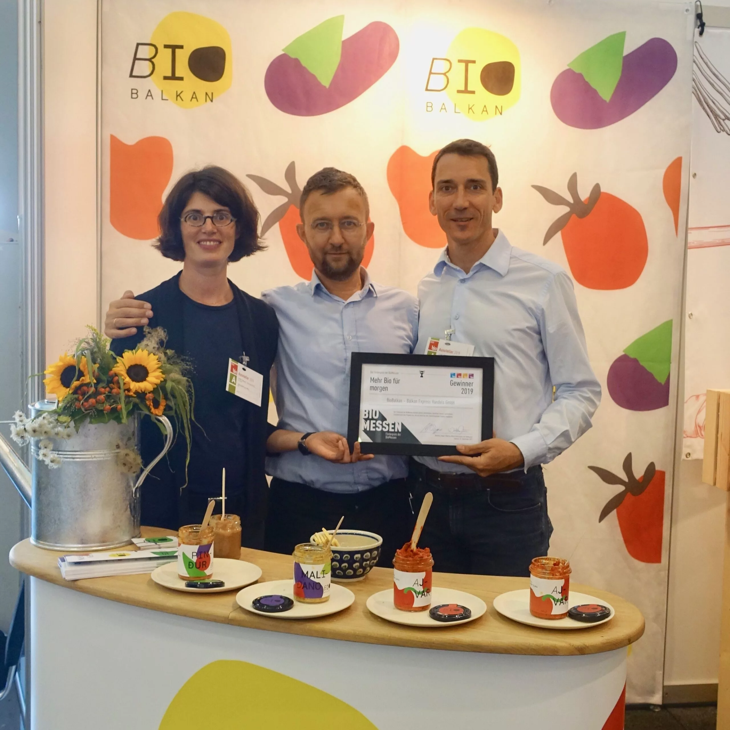 Förderpreis der BioMessen für BioBalkan