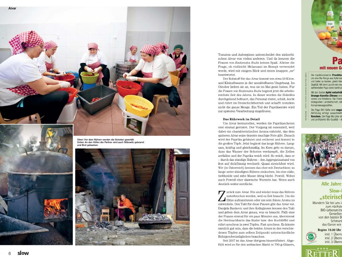 Slow Magazin Ajvar BioBalkan